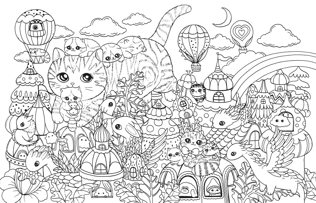 Cozy omalovanky Million Kittens